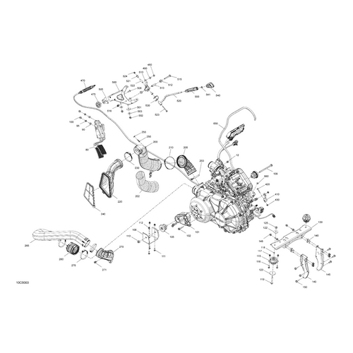 Can-Am - CVT Cooling Duct - 706600396