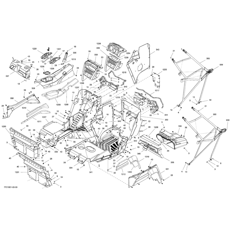 Can-Am - Under Cover Seat - 707900069