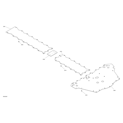 Can-Am - Rear Central Skid Plate - 705010588