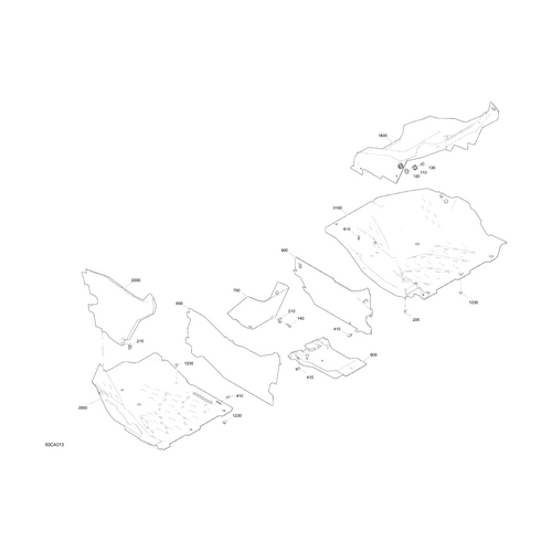 Can-Am - LH Console Panel - 707901087