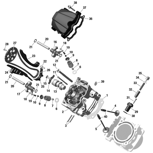 Can-Am - Rocker Arm Inlet - 420653067