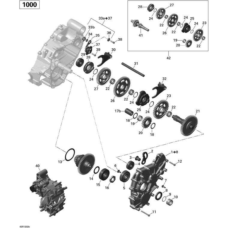 Can-Am - Gear Pinion, 44 Teeth - 420434861