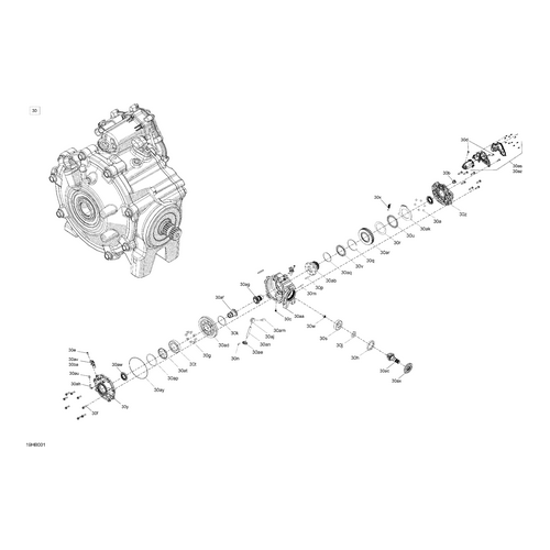 Can-Am - Diff Pinion Gear 9T - 715900714