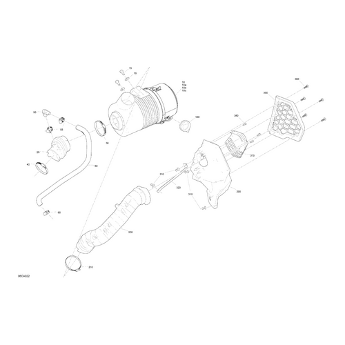 Can-Am - Silencer-Air Cover - 715900528