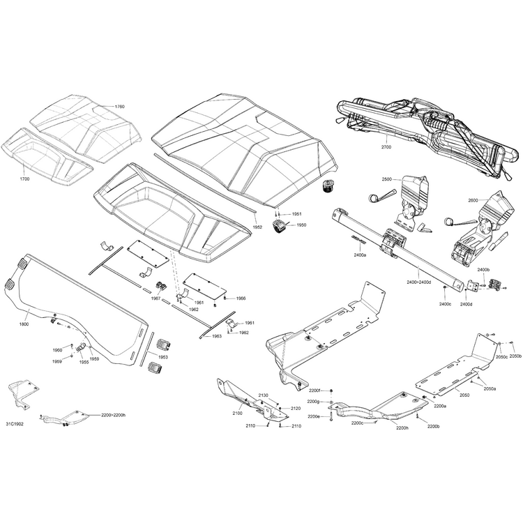 Can-Am - Gun Boot Support - 715001420