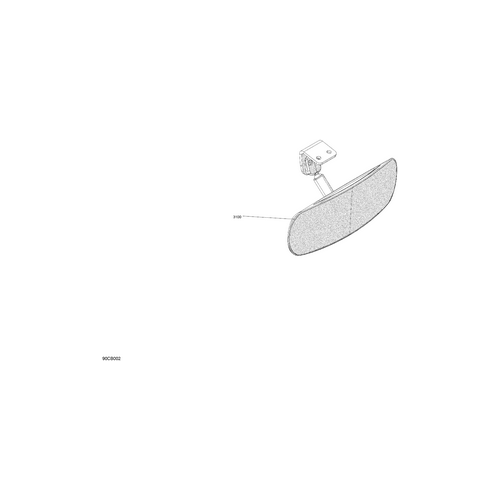 Can-Am - Panoramic Center Mirror Kit - 705016541