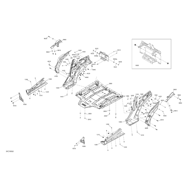 Can-Am - Licence Plate Support Assy - 705013731