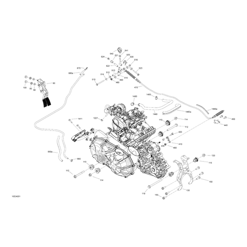 Can-Am - Rear Engine Support - 707001881