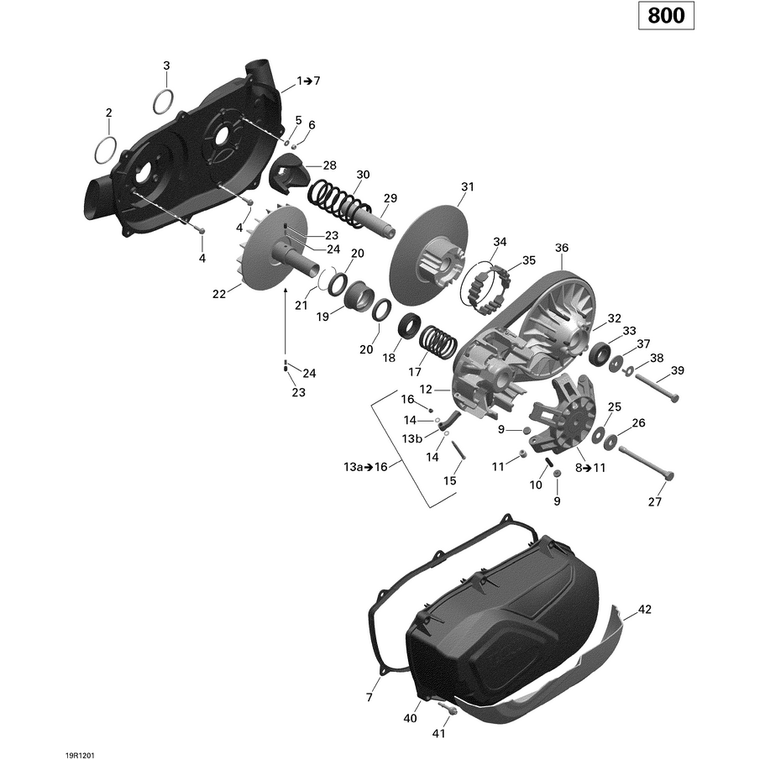 Can-Am - CVT Air Guide Kit - 420611407