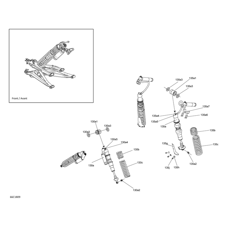 Can-Am - Rear Spring - 706002675