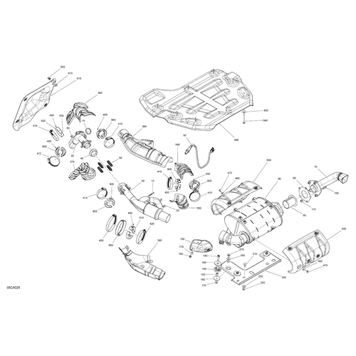 Can-Am - Tail Pipe - 707602097