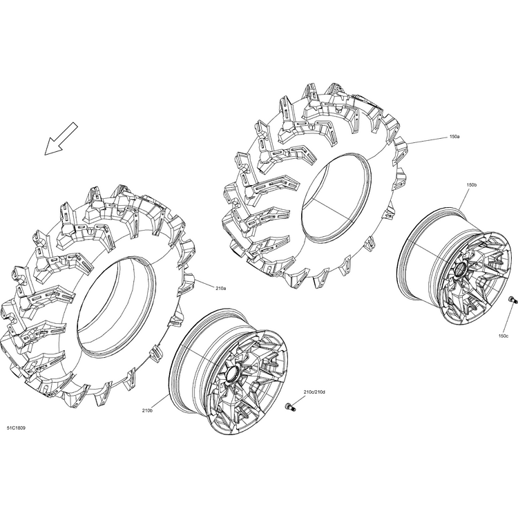 Can-Am - Front Rim - 705402121