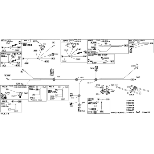 Can-Am - Voltage Regulator Wiring Harness - 710008406