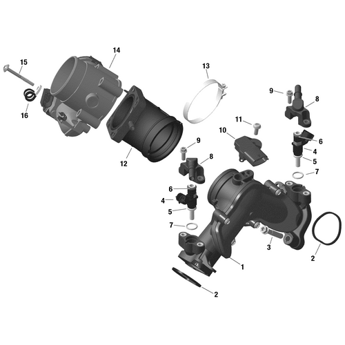 Can-Am - Air Inlet Manifold Assy - 420867941