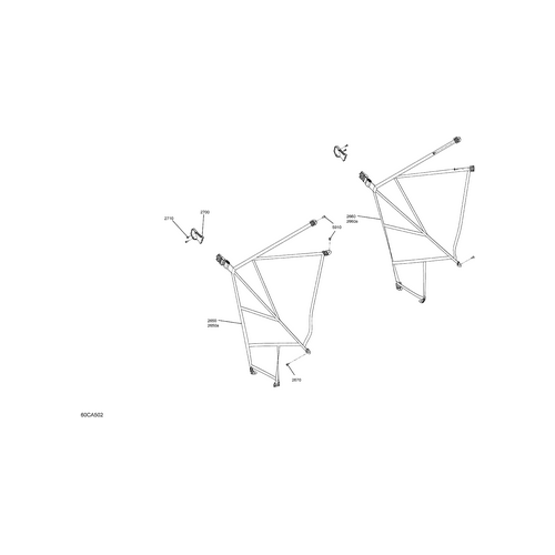 Can-Am - LH Front Protection Net - 707900672