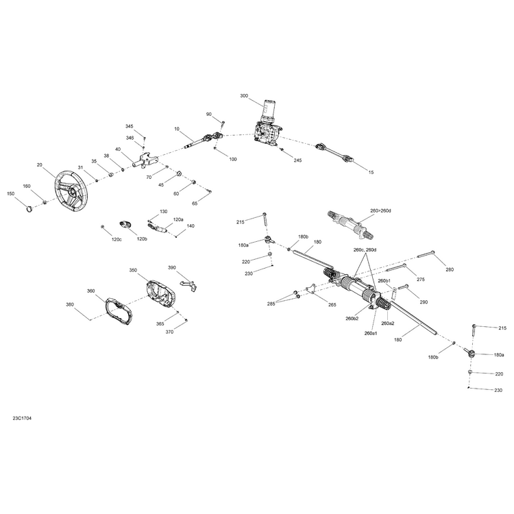 Can-Am - Steering Shaft - 709401722