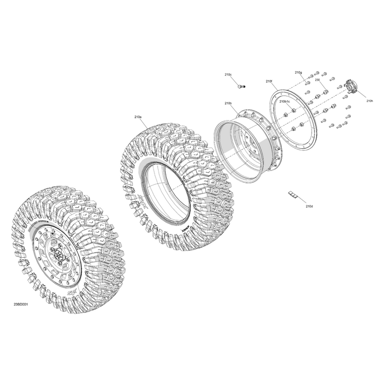Can-Am - Deep Black, Rim R15 - 705402776