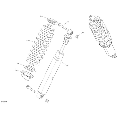 Can-Am - Front Shock - 706200780