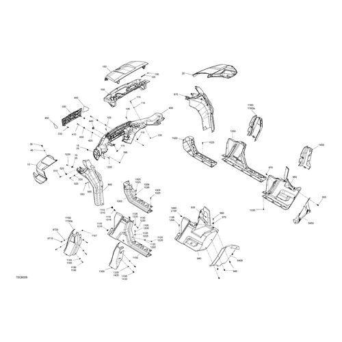 Can-Am - Front Hood Assy - 715008397
