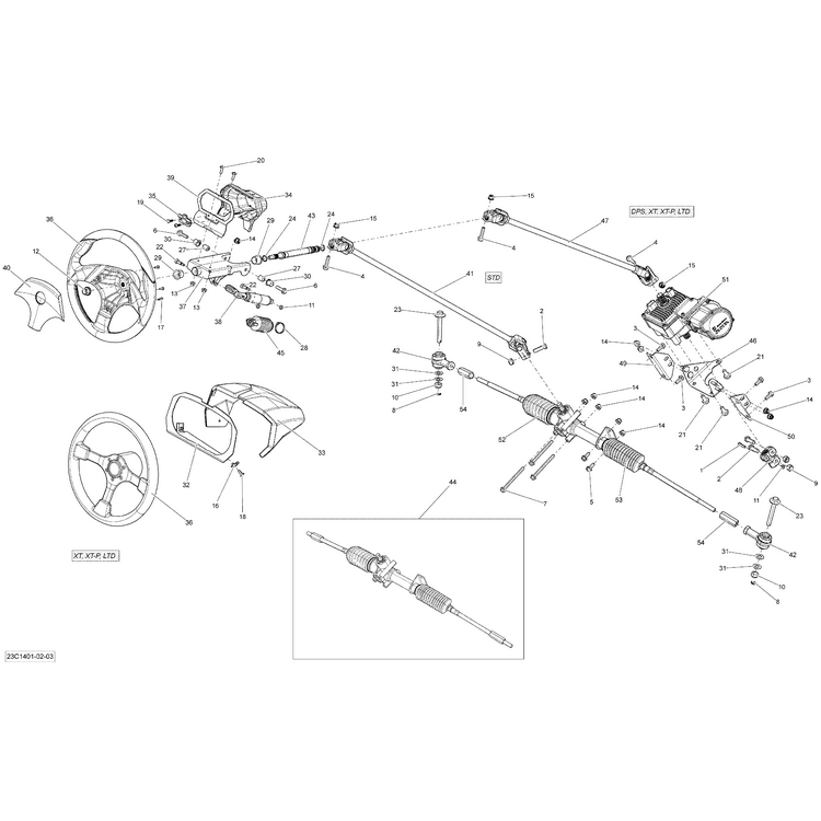 Can-Am - Steering Assy - 709401185