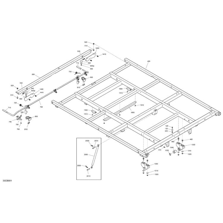 Can-Am - Cargo Box Frame Kit - 715007484