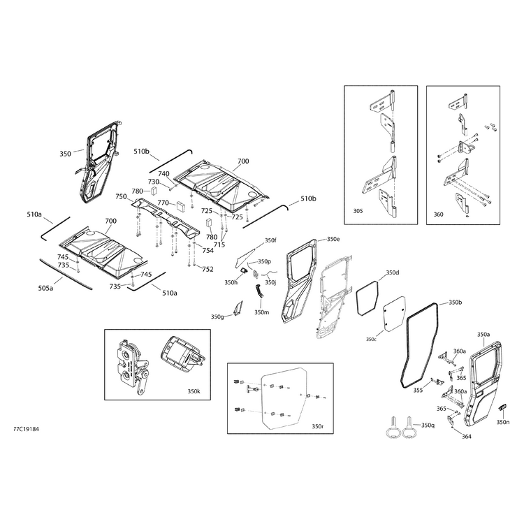 Can-Am - LH Door Outer Panel - 705800295