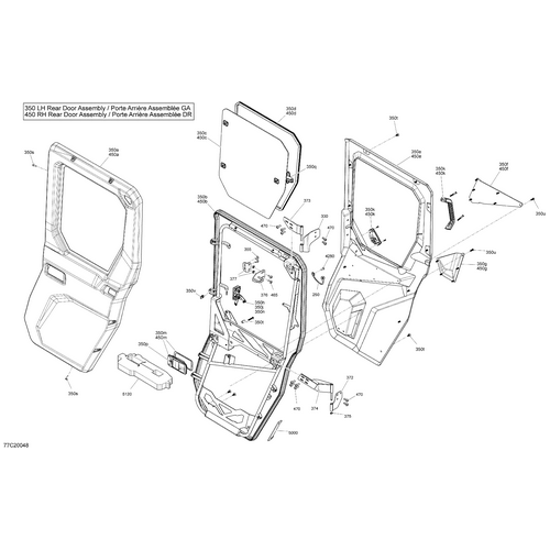 Can-Am - RH Exterior Panel - 705800601