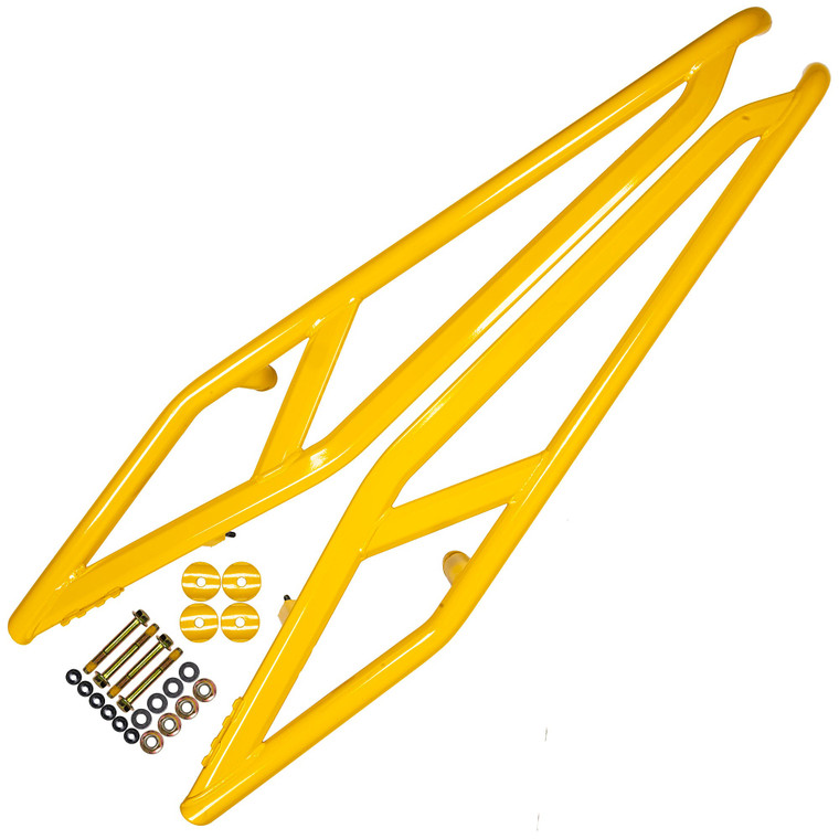 Can-Am 715007693 BRP Rock Sliders Durable Anti-Corrosion Heavy-Duty Steel Yellow