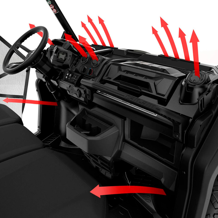 Can-Am 715008093 Defrost Heat & Ventilation System 2021 Defender MAX UTV