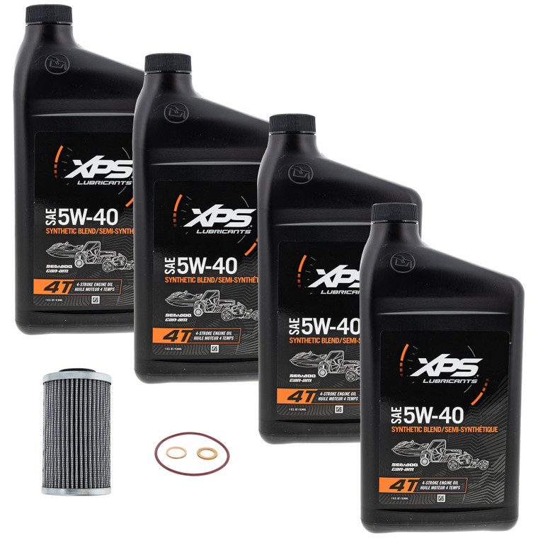 Can-Am 9779247 OEM Spyder Oil Change Kit 5W40 (Sm5) 991