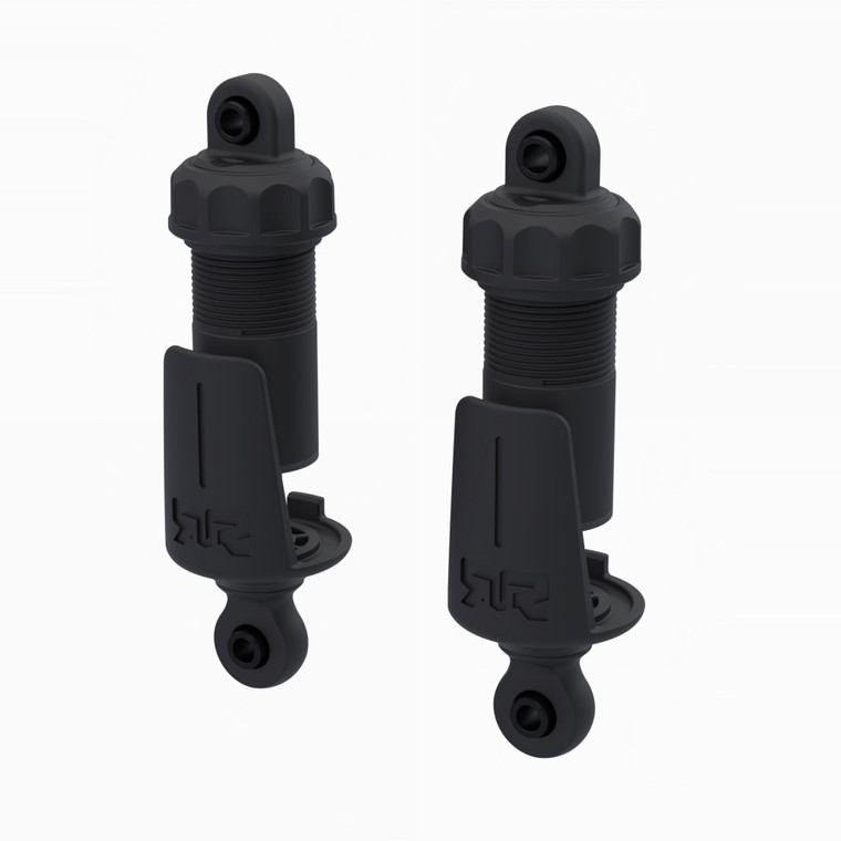 Arrma - SHOCK SET BORE:11mm, LENGTH:70mm PISTON:2x1.3mm OIL:2000 cSt (Black) w/Bump stop - 2641
