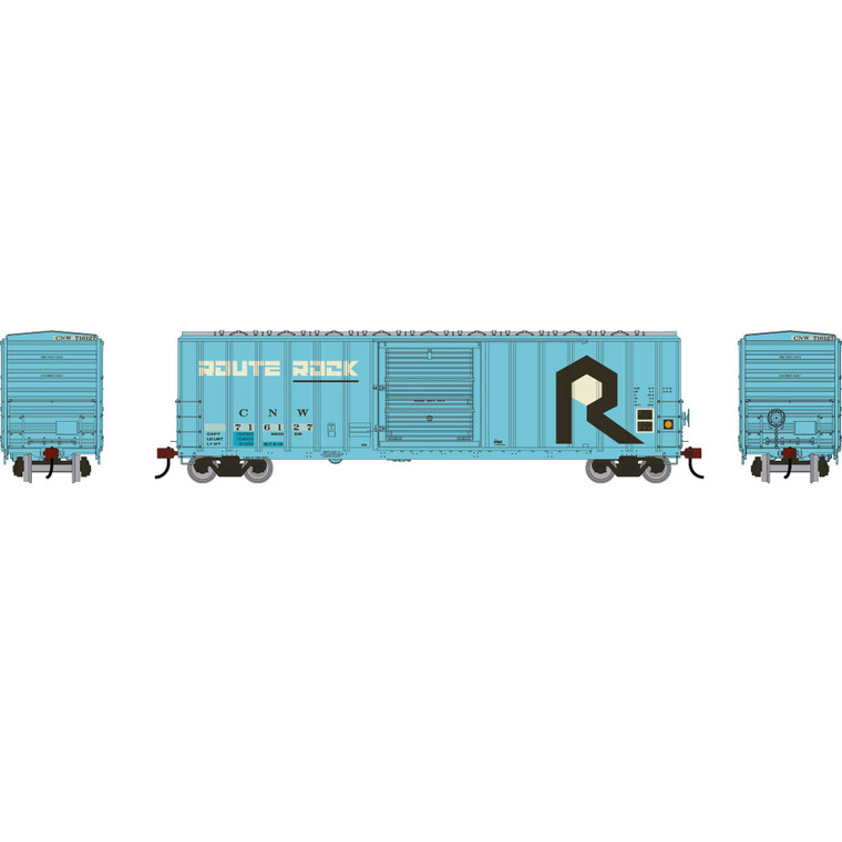 Athearn - HO ATH 50' FMC 5347 Single Door Box Car, Primed For Grime CNW #716127 - 3664