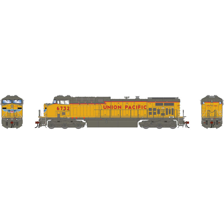 Athearn - HO GEN AC4400CW Locomotive w/DCC & Sound, UP #6732 - G-3167
