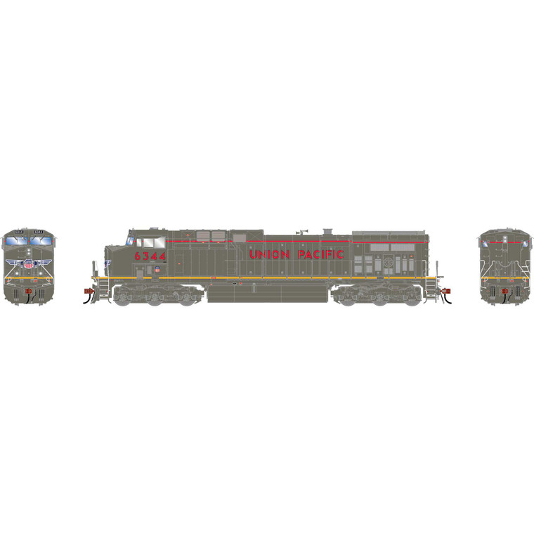 Athearn - HO GEN AC4400CW Locomotive, UP 'Grey Ghost' #6344 - G-3141