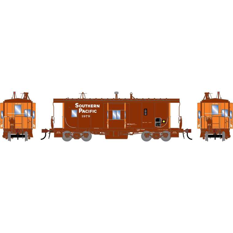 Athearn - HO GEN ICC Bay Window Caboose w/Lights, Late SP #1979 - G-3197
