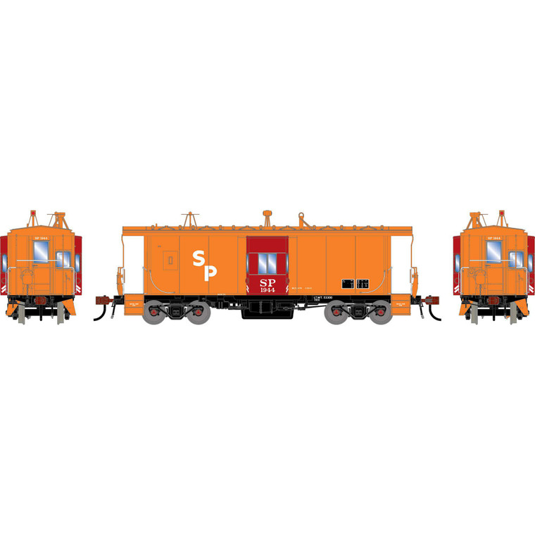 Athearn - HO GEN ICC Bay Window Caboose w/Lights, Legendary Liveries Late Daylight SP #1944 - G-3200