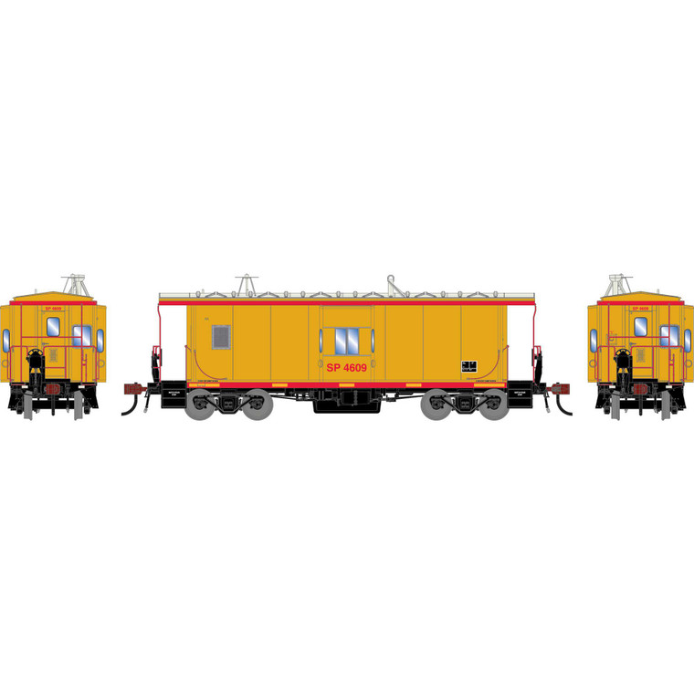 Athearn - HO GEN ICC Bay Window Caboose w/Lights, UP #4609 - G-3221