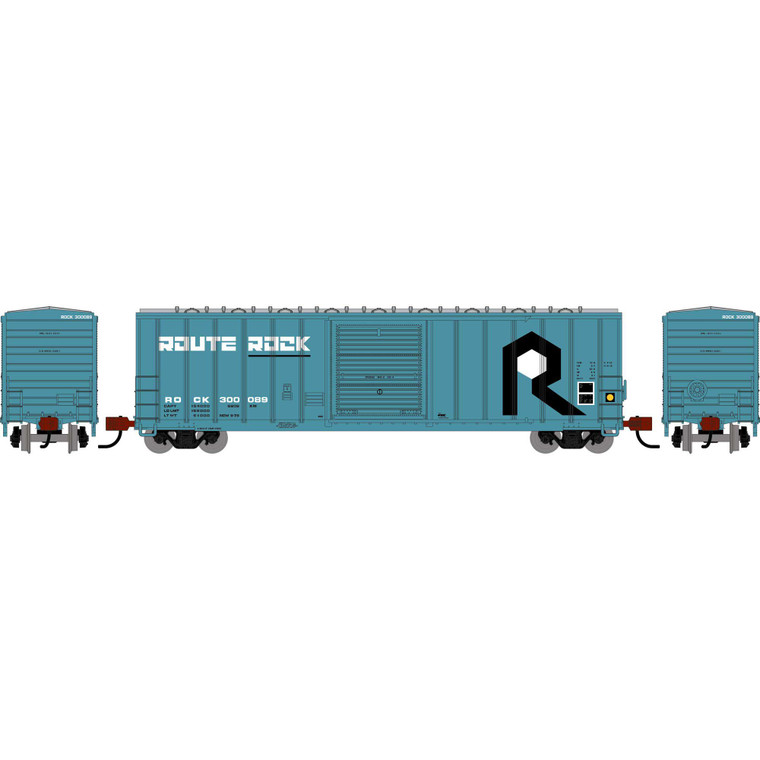Athearn - N ATH 50' FMC 5347 Single Door Box Car, ROCK #300089 - 3684