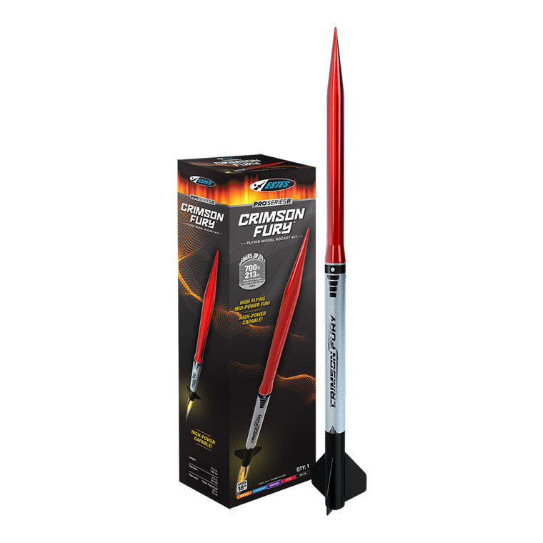 Estes Industries - Pro Series II Crimson Fury Rocket Kit - 009729