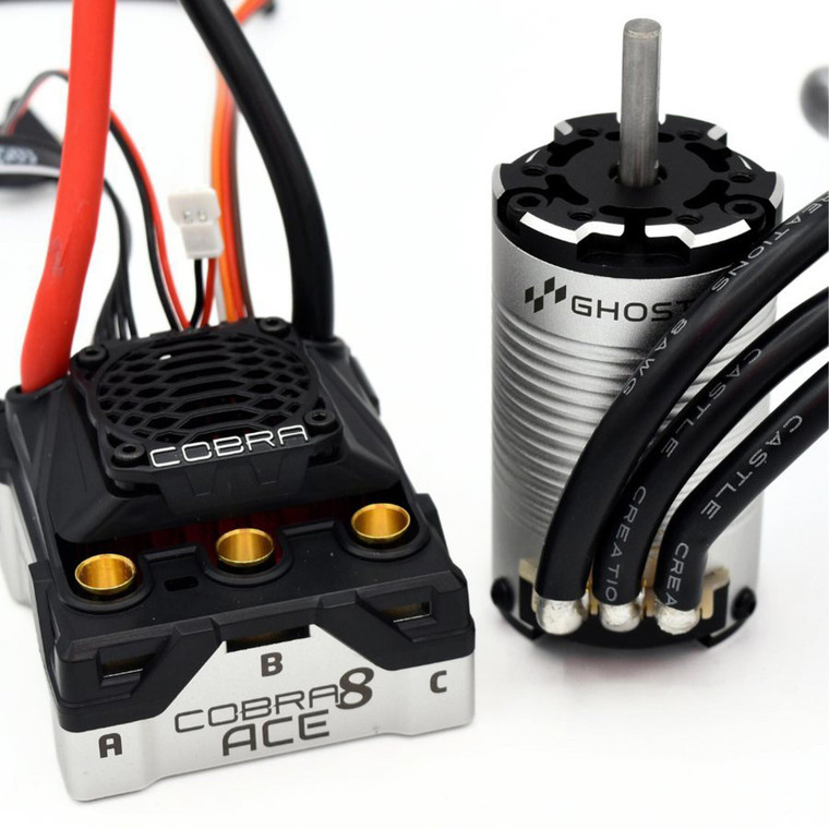 Ghost Rc - Cobra 8 ACE w/1408-7000Kv Sensored Motor Adjustable Endbell - 020-0270-02