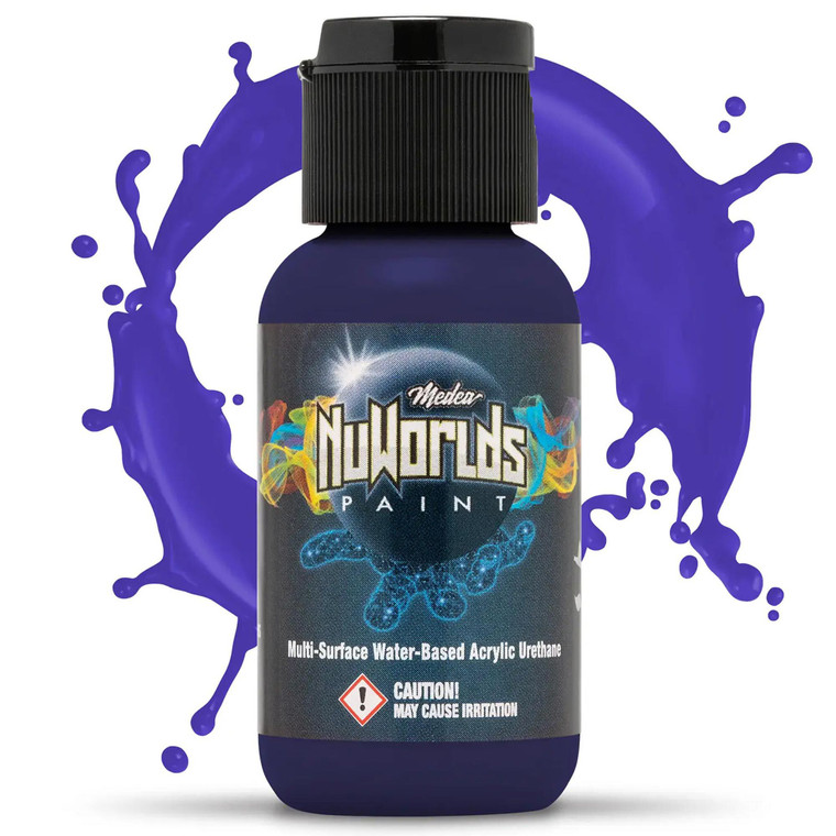 Iwata Airbrushes - Opaque Purple 1 oz - NuWorlds Paint - MNW761