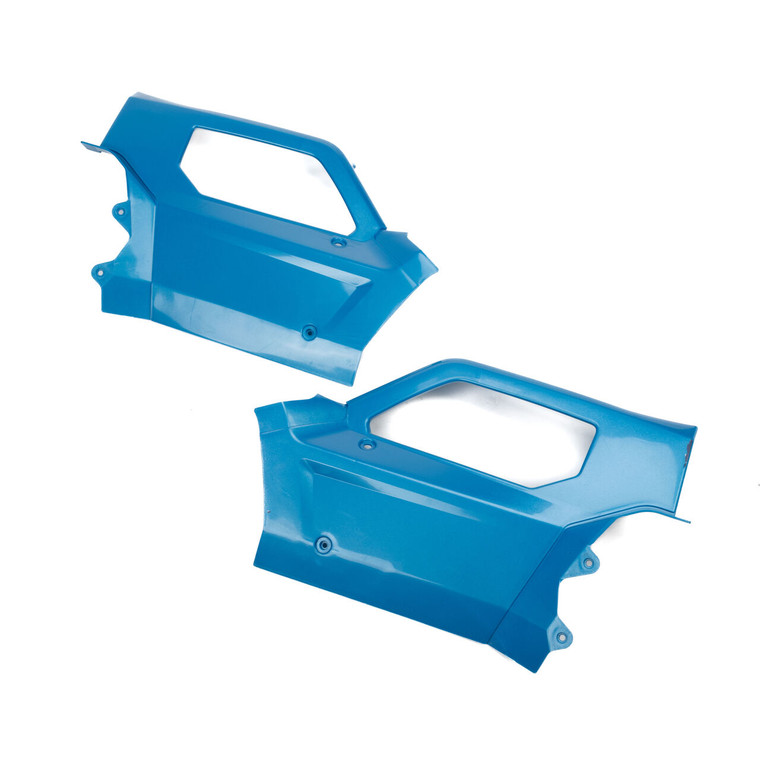 Losi - Body Panel, Door, L/R, Metallic Blue: 5IVE-T 3.0 - 4004
