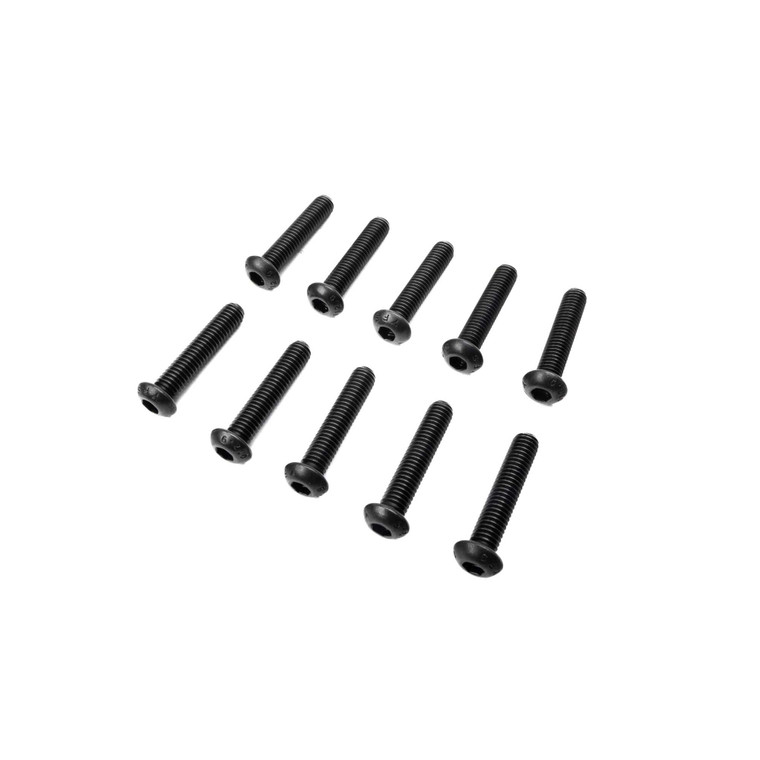 Losi - Button Head Screws, M6 x 30mm STL (10) - 3919