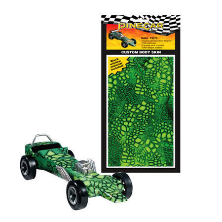 Pinecar - Body Skin Custom Transfer, Gator - 3979