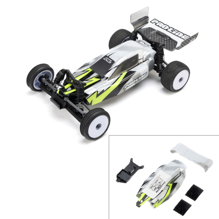 Pro-line Racing - Limited Edition Pre-Cut/Pre-Painted Crowd Pleazer Electrified Body w/ ESC Relocator for Losi Micro-B - 371501