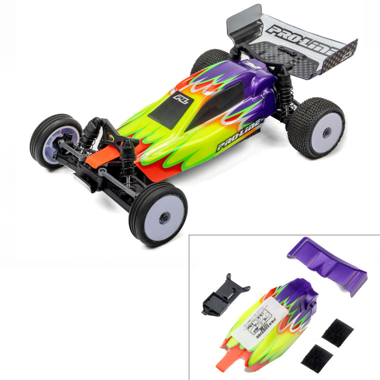 Pro-line Racing - Pre-Cut/Pre-Painted Crowd Pleazer Slipstream Body w/ ESC Relocator for Losi Micro-B - 371502