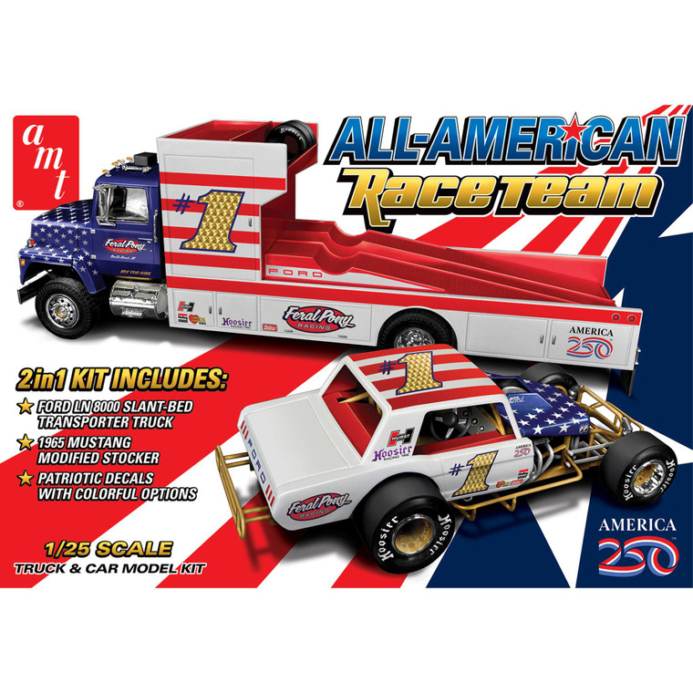 Round 2 - All American Race Team
Ford LN 8000 Transporter & 1965 Mustang Modified - 1596