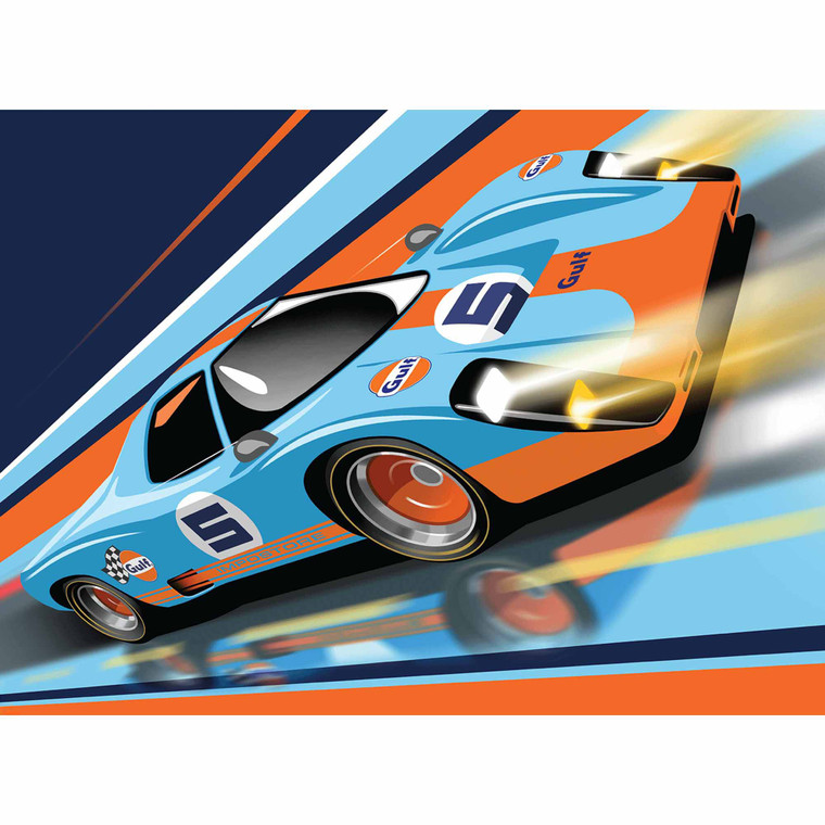 Round 2 - Gulf Racing Inpostore Collector Tin - 1043