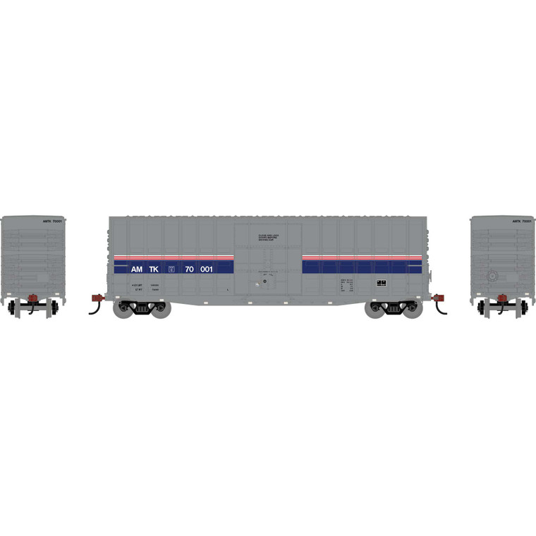 Roundhouse - HO RND 50' Waffle High Cube Box Car, AMTK Phase IV #70001 - 4646