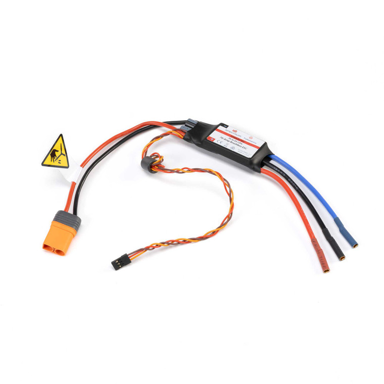Spektrum - 70-Amp Telemetry Capable Brushless ESC, 3S-6S: IC5 Version G - XAE70G